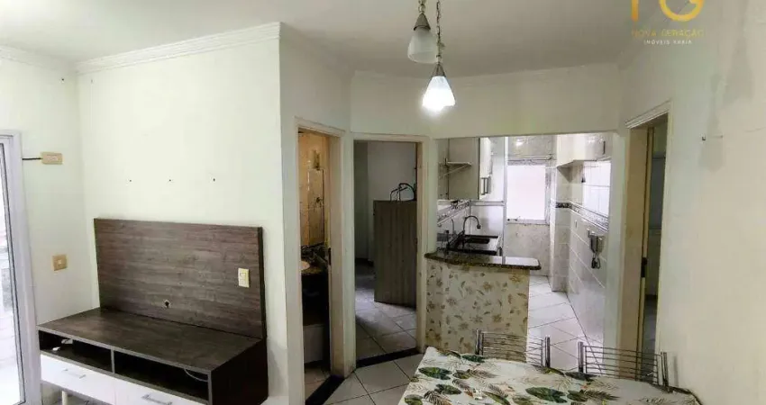 Apartamento CANTO DO FORTE com 2 dormitórios à venda, 55 m² por R$ 475.000 - Canto do Forte - Praia Grande/SP