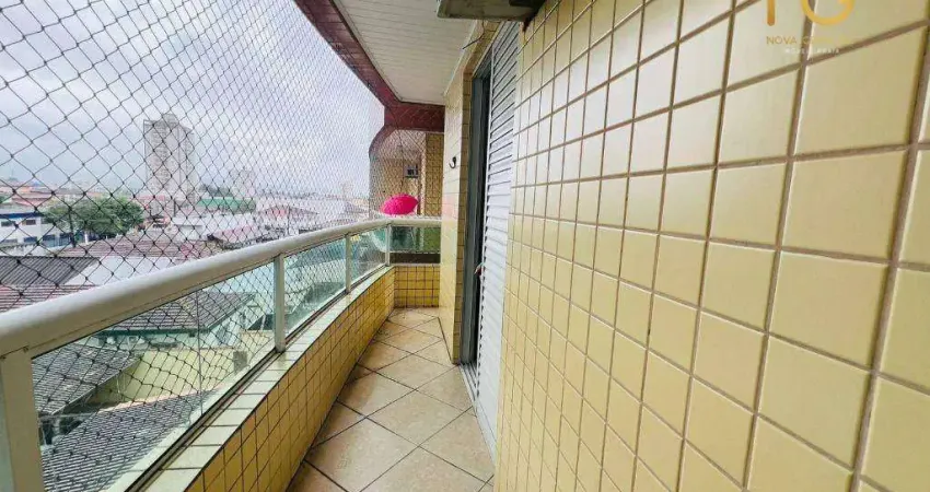 Apartamento com 2 dormitórios à venda, 58 m² por r$ 330.000,00 - boqueirão - praia grande/sp