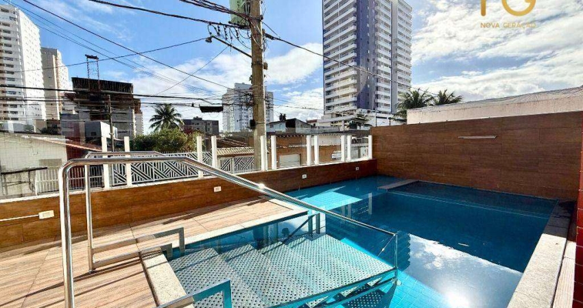 Apartamento com 2 dormitórios à venda, 77 m² por R$ 450.000,00 - Aviação - Praia Grande/SP
