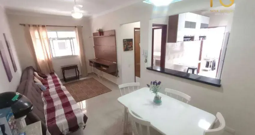 Apartamento com 1 dormitório à venda, 51 m² por R$ 349.000,00 - Canto do Forte - Praia Grande/SP