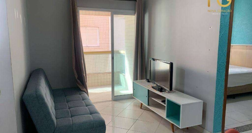Apartamento com 1 dormitório à venda, 45 m² por R$ 330.000,00 - Aviação - Praia Grande/SP