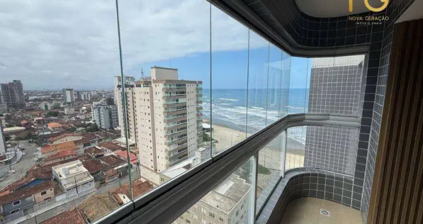 Apartamento com 2 dormitórios à venda, 63 m² por r$ 595.000,00 - caiçara - praia grande/sp