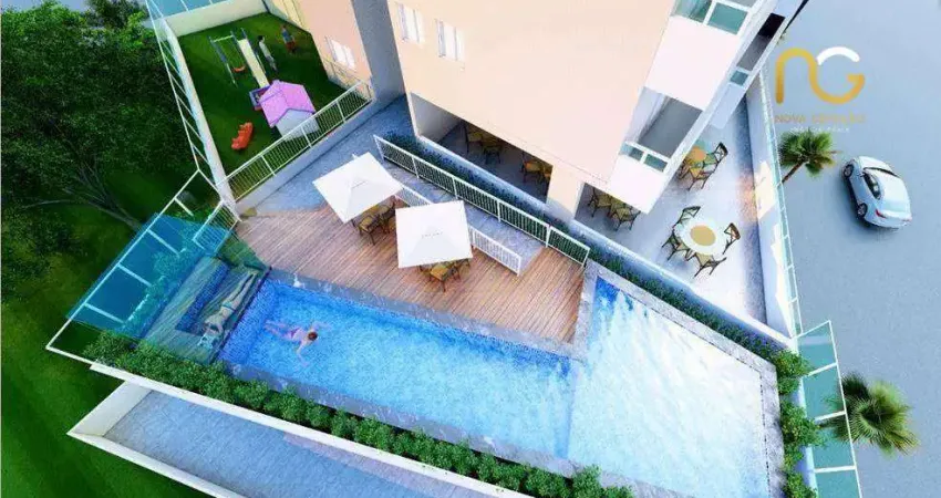 Apartamento com 1 dormitório à venda, 49 m² por R$ 175.000,00 - Caiçara - Praia Grande/SP