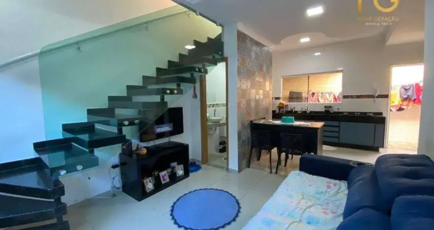 Casa com 3 dormitórios à venda, 68 m² por R$ 300.000,00 - Maracanã - Praia Grande/SP