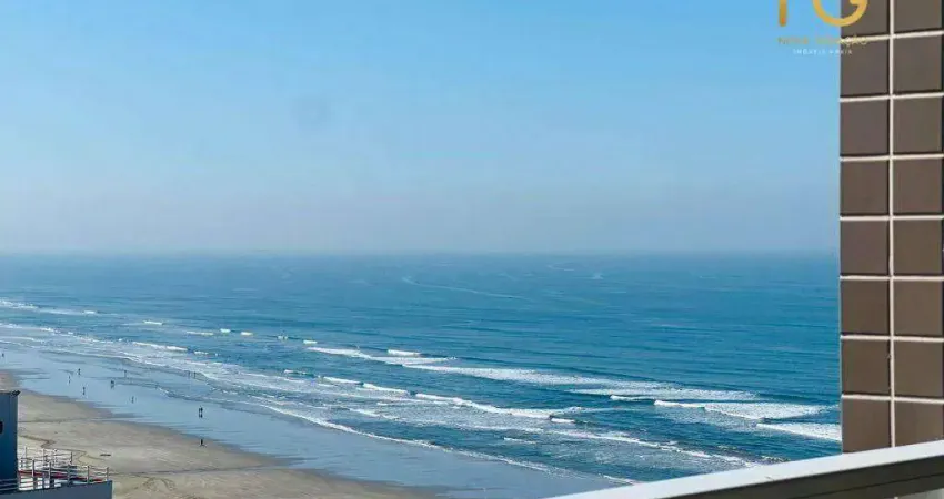 Apartamento vista mar novo a venda - lazer completo! mirim-praia grande