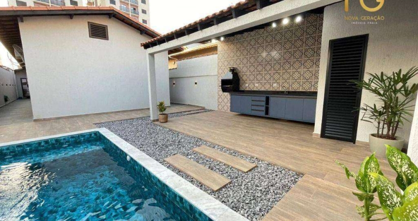 Casa com 4 dormitórios à venda, 155 m² por R$ 1.450.000,00 - Tupi - Praia Grande/SP