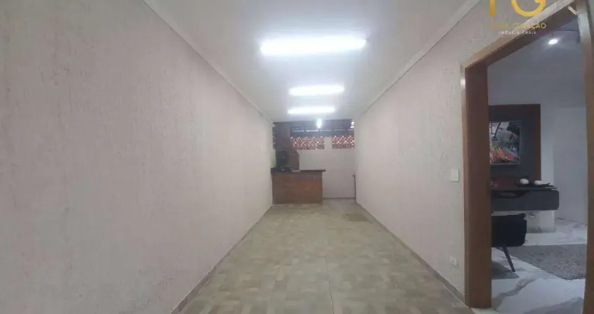 Sobrado com 3 dormitórios à venda, 101 m² por R$ 695.000,00 - Vila Guilhermina - Praia Grande/SP