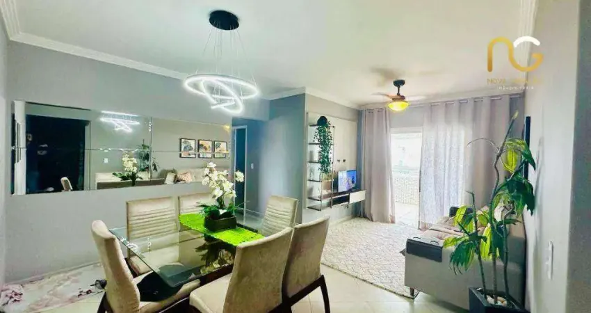 Apartamento com 3 dormitórios à venda, 101 m² por R$ 780.000,00 - Vila Guilhermina - Praia Grande/SP