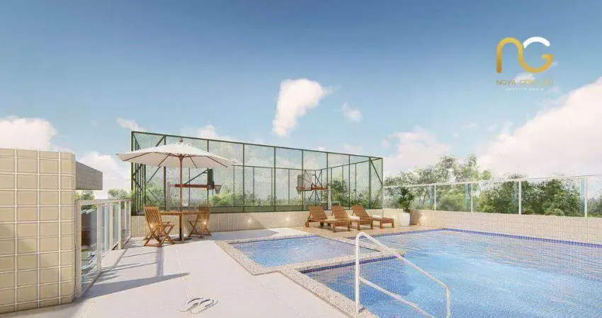 Apartamento com 3 dormitórios à venda, 107 m² por R$ 655.000,00 - Aviação - Praia Grande/SP