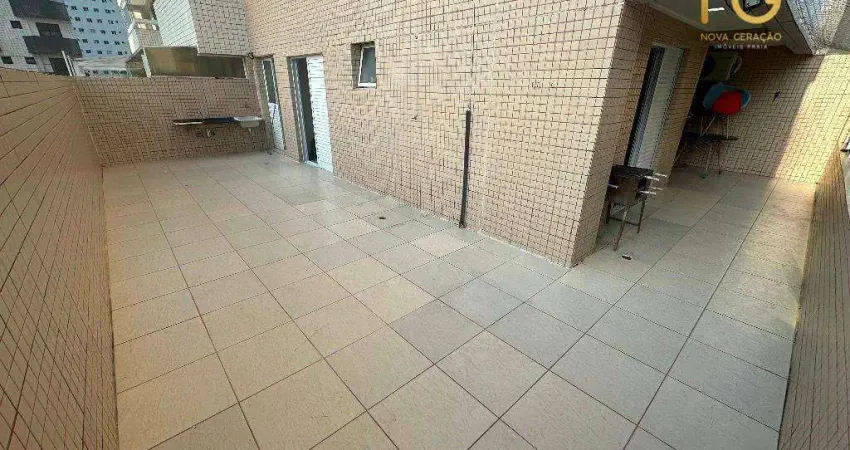 Apartamento garden com 2 dormitórios à venda, 87 m² por r$ 450.000,00 - ocian - praia grande/sp