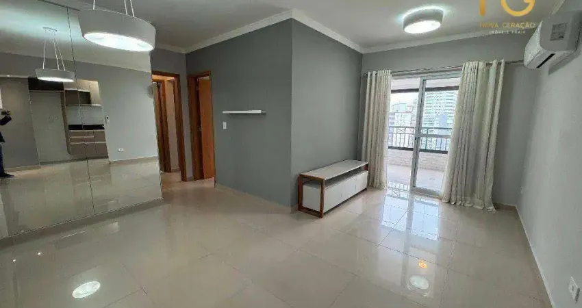 Apartamento com 2 dormitórios à venda, 72 m² por R$ 650.000,00 - Vila Guilhermina - Praia Grande/SP