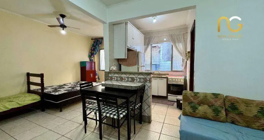 Kitnet com 1 dormitório à venda, 32 m² por r$ 212.000,00 - boqueirão - praia grande/sp