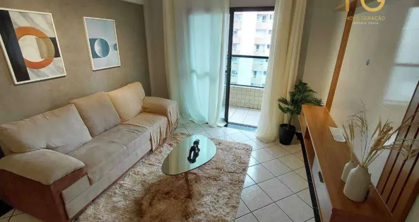 Apartamento com 1 dormitório à venda, 47 m² por r$ 340.000,00 - guilhermina - praia grande/sp
