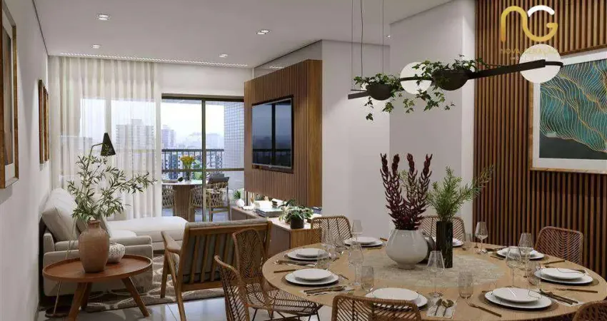 Apartamento com 3 dormitórios à venda, 121 m² por r$ 830.000,00 - vila guilhermina - praia grande/sp