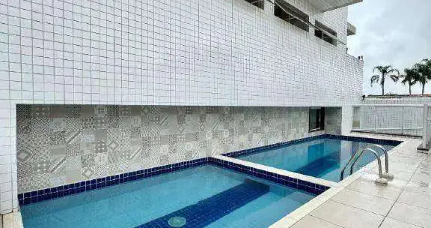 Apartamento com 2 dormitórios à venda, 65 m² por r$ 460.000,00 - vila guilhermina - praia grande/sp