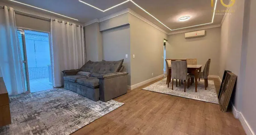 Apartamento garden com 3 dormitórios à venda, 180 m² por r$ 1.180.000,00 - vila guilhermina - praia grande/sp