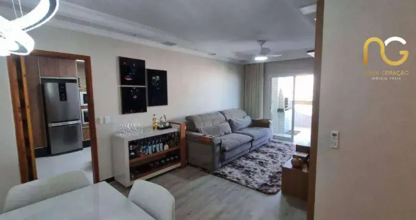 Apartamento com 3 dormitórios à venda, 160 m² por r$ 1.300.000,00 - tupi - praia grande/sp