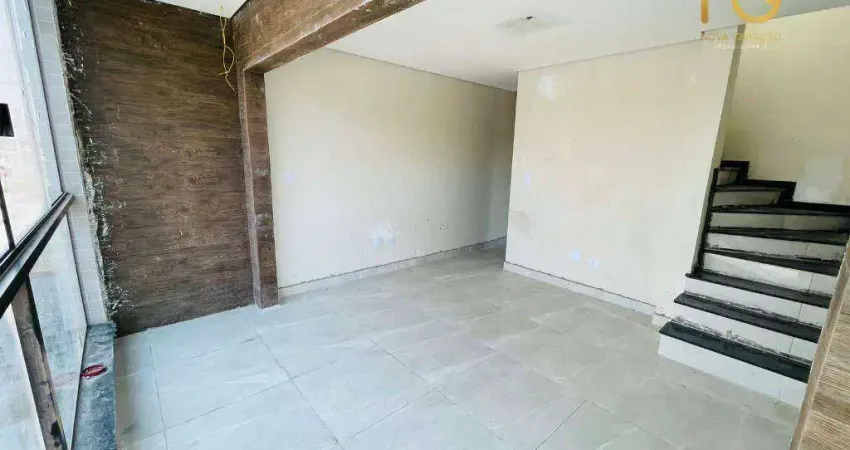 Sobrado com 3 dormitórios à venda por r$ 570.000,00 - vila guilhermina - praia grande/sp