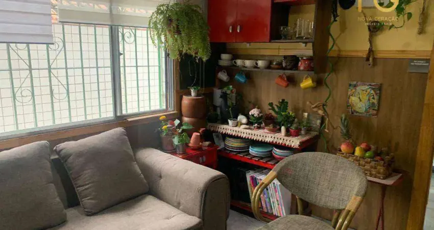 Apartamento com 1 dormitório à venda, 50 m² por r$ 260.000,00 - aviação - praia grande/sp