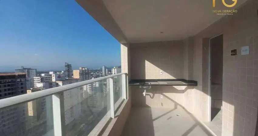 Apartamento com 2 dormitórios à venda, 70 m² por r$ 525.000,00 - vila guilhermina - praia grande/sp