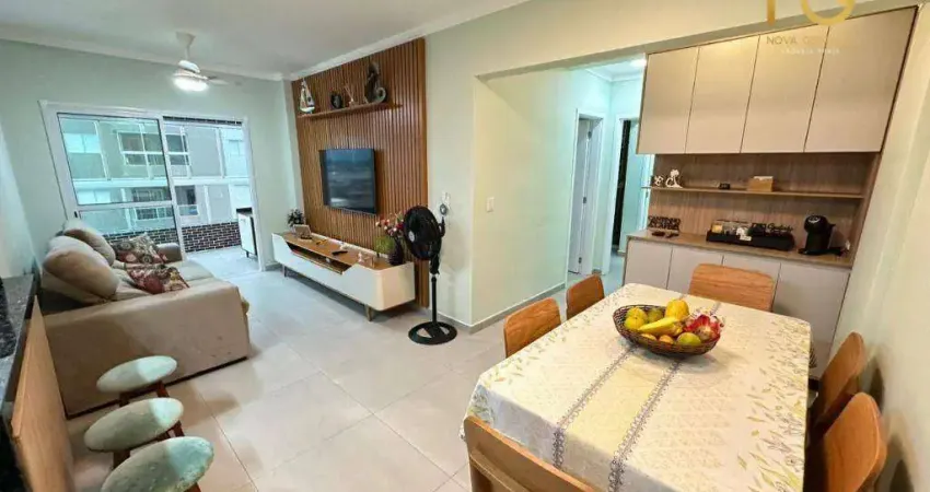 Apartamento com 2 dormitórios à venda, 82 m² por r$ 750.000,00 - balneário flórida - praia grande/sp