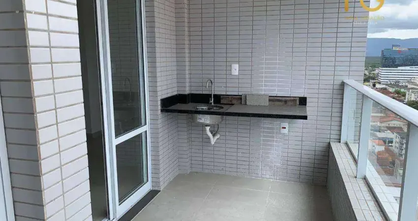 Apartamento com 3 dormitórios à venda, 134 m² por r$ 1.100.000,00 - vila guilhermina - praia grande/sp