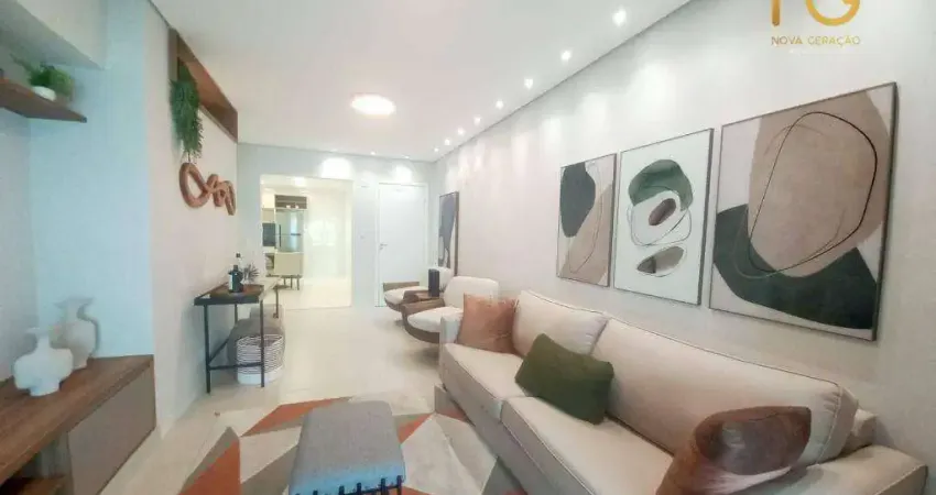 Apartamento à venda, 111 m² por r$ 1.250.000,00 - mirim - praia grande/sp