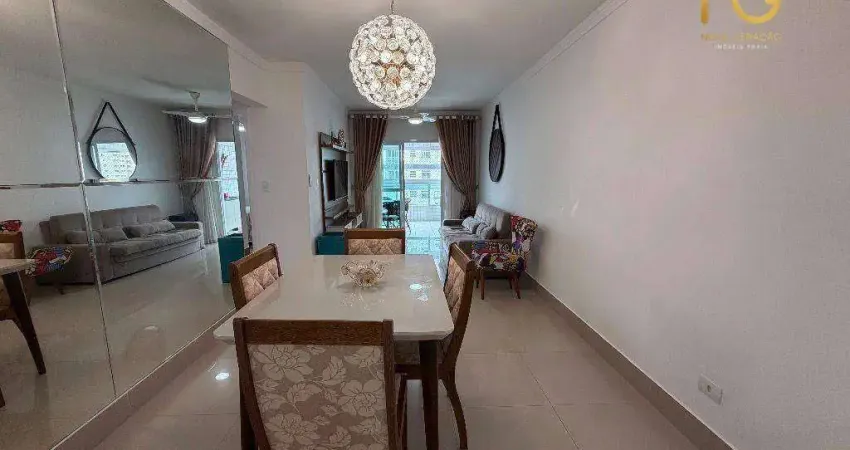 Apartamento com 2 dormitórios à venda, 85 m² por r$ 660.000,00 - aviação - praia grande/sp