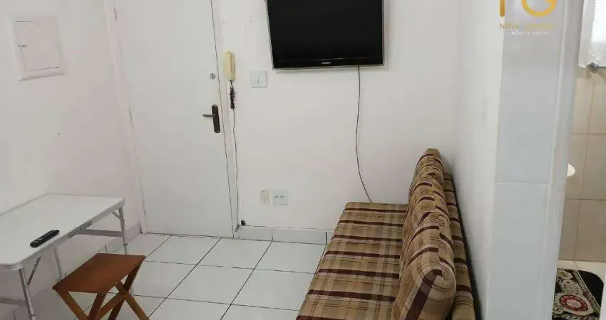 Kitnet com 1 dormitório à venda, 32 m² por r$ 213.000,00 - canto do forte - praia grande/sp
