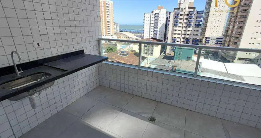 Apartamento com 2 dormitórios à venda, 70 m² por r$ 420.000,00 - aviação - praia grande/sp