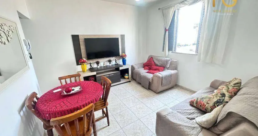 Apartamento com 1 dormitório à venda, 46 m² por r$ 275.000,00 - boqueirão - praia grande/sp