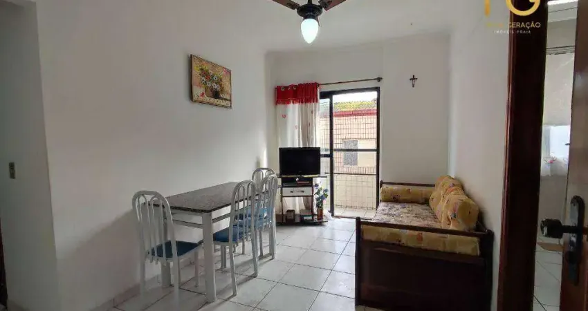 Apartamento com 1 dormitório à venda, 55 m² por r$ 320.000,00 - aviação - praia grande/sp