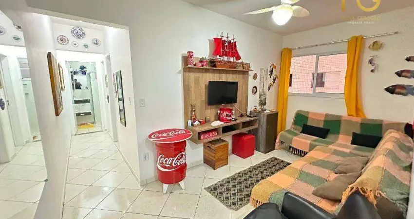 Apartamento com 2 dormitórios à venda, 52 m² por r$ 320.000 - ocian - praia grande/sp