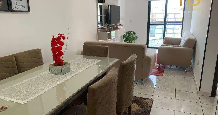 Apartamento com 2 dormitórios à venda, 92 m² por r$ 580.000,00 - canto do forte - praia grande/sp