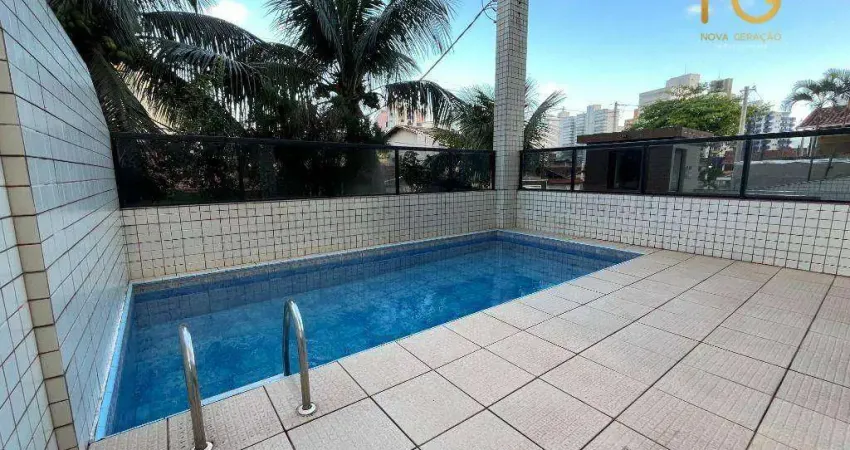 Apartamento com 1 dormitório à venda, 49 m² por r$ 275.000,00 - tupi - praia grande/sp