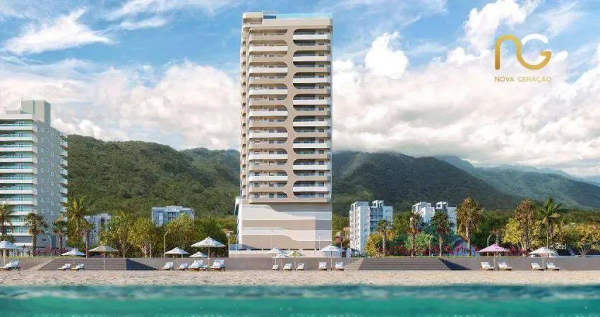 Apartamento com 3 dormitórios à venda, 171 m² por r$ 2.055.000 - aviação - praia grande/sp frente mar