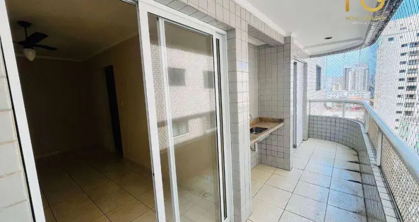 Apartamento com 1 dormitório à venda, 63 m² por r$ 330.000,00 - tupi - praia grande/sp