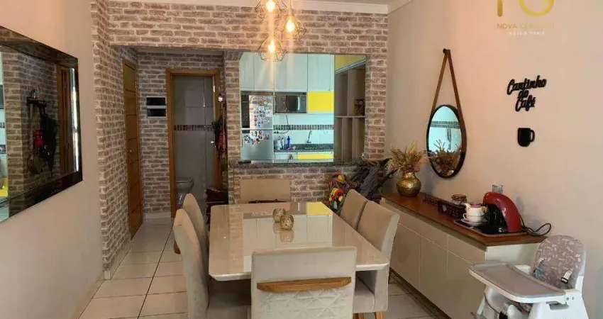 Apartamento com 2 dormitórios à venda, 111 m² por r$ 540.000,00 - tupi - praia grande/sp