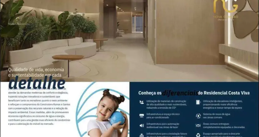 Apartamento com 2 dormitórios à venda, 71 m² por r$ 596.000,00 - tupi - praia grande/sp