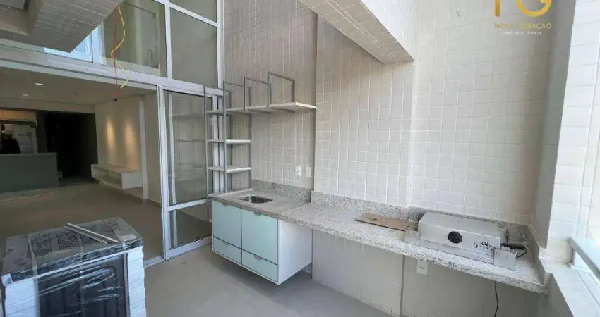 Apartamento duplex com 2 dormitórios à venda, 129 m² por r$ 1.232.815,00 - canto do forte - praia grande/sp