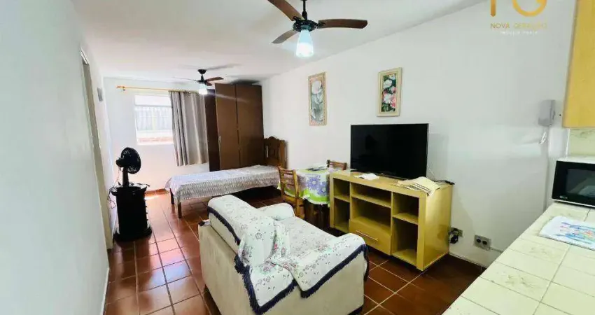 Kitnet com 1 dormitório à venda, 33 m² por r$ 173.000,00 - aviação - praia grande/sp