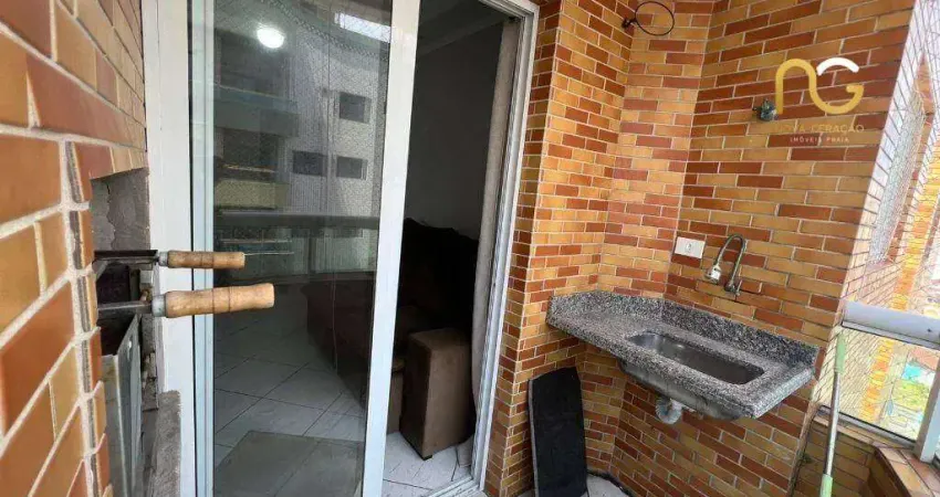 Apartamento com 2 dormitórios à venda, 55 m² por r$ 385.000,00 - vila assunção - praia grande/sp