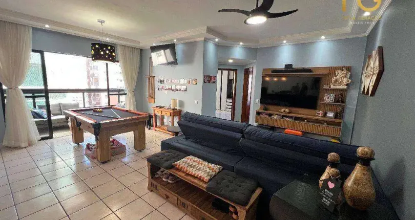 Apartamento com 2 dormitórios à venda, 120 m² por r$ 692.000,00 - vila guilhermina - praia grande/sp