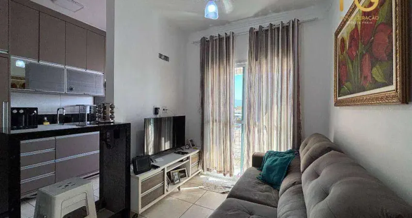 Apartamento com 2 dormitórios à venda, 54 m² por r$ 435.000,00 - vila guilhermina - praia grande/sp