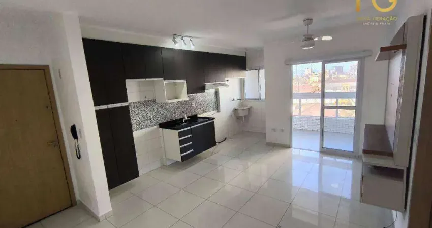 Apartamento com 1 dormitório à venda, 45 m² por r$ 345.000,00 - vilamar - praia grande/sp