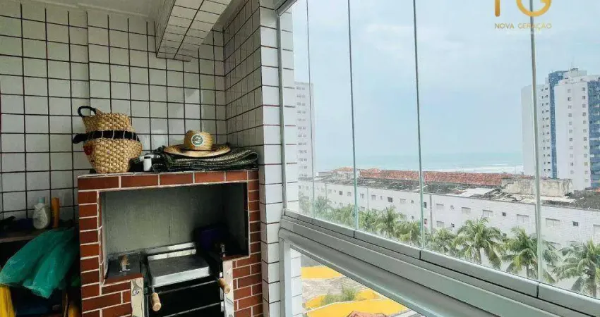 Apartamento com 1 dormitório à venda, 46 m² por r$ 335.000,00 - mirim - praia grande/sp