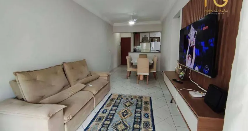 Apartamento com 2 dormitórios à venda, 77 m² por r$ 430.000,00 - aviação - praia grande/sp