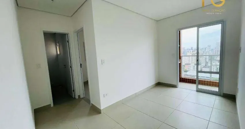 Apartamento com 1 dormitório à venda, 46 m² por r$ 300.000,00 - boqueirão - praia grande/sp