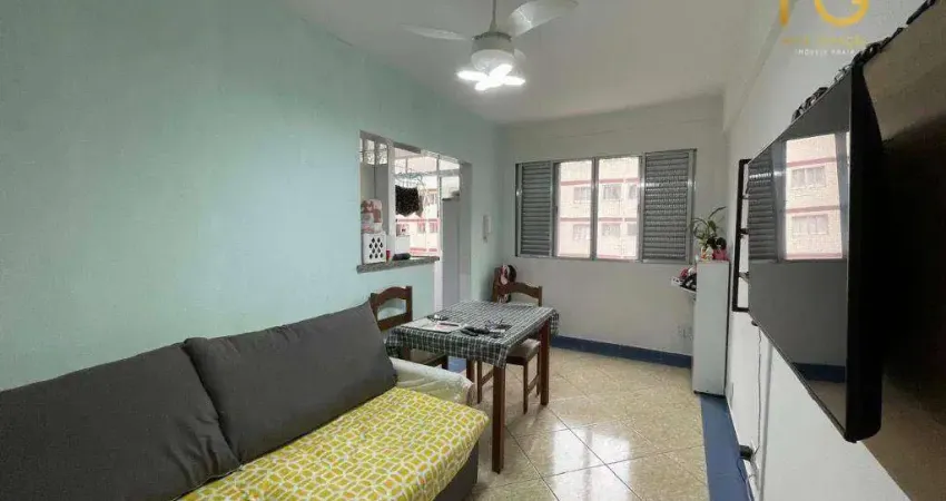 Apartamento com 1 dormitório à venda, 45 m² por r$ 245.000,00 - tupi - praia grande/sp