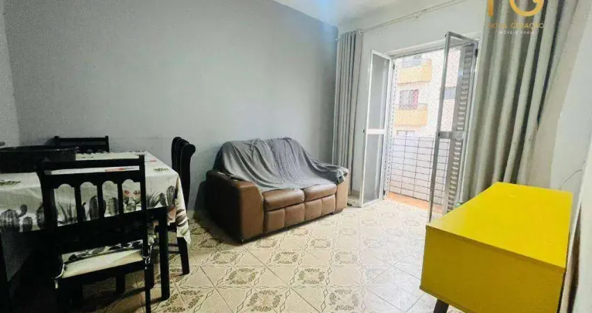 Apartamento com 1 dormitório à venda, 34 m² por r$ 220.000,00 - vila guilhermina - praia grande/sp
